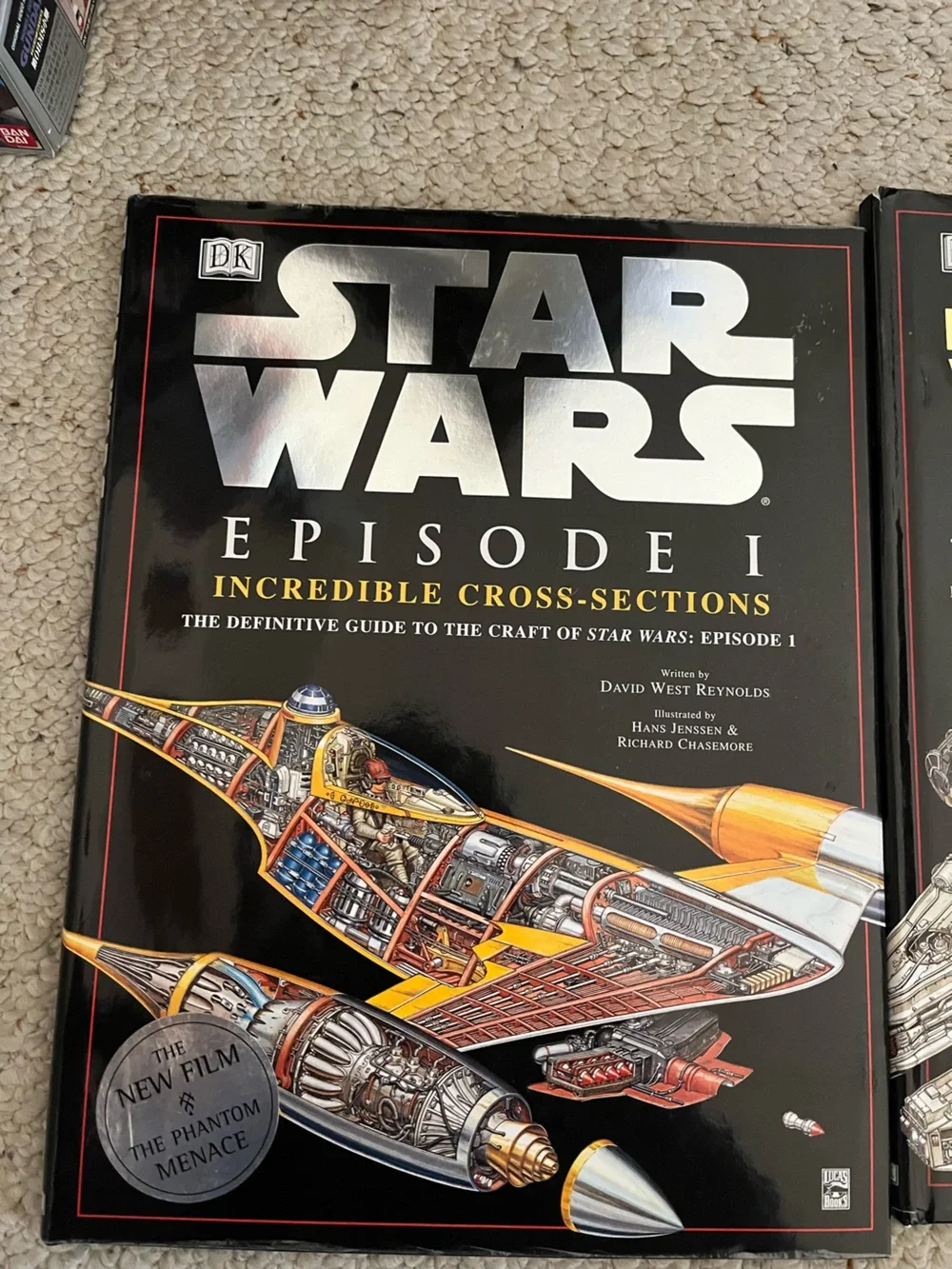 Star Wars Episode I & Incredible Cross-Sections Hardcover Books - Black